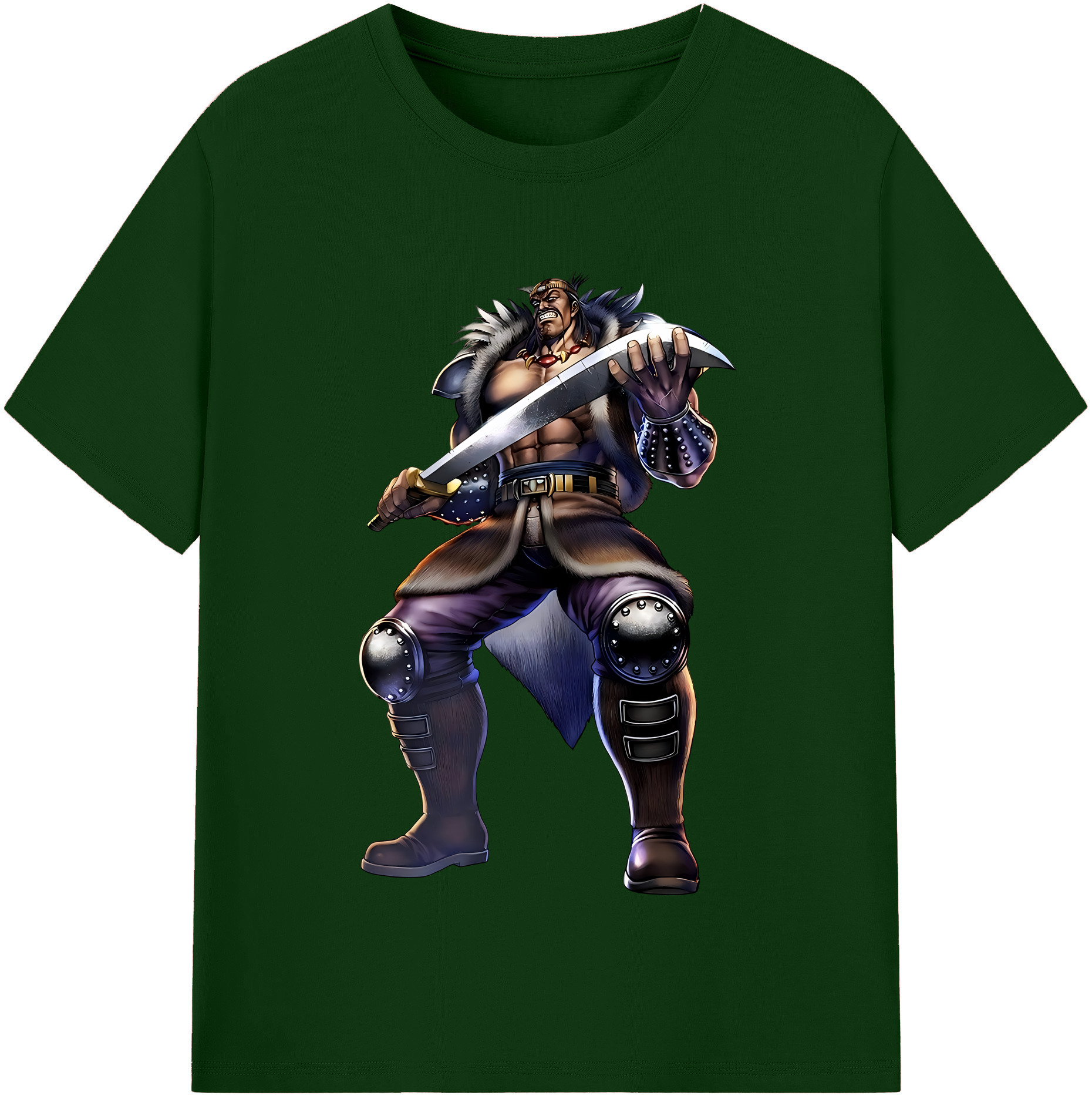 （画像用） 北斗の拳 Fist of the North Star 綿100％半袖Tシャツ（フロントプリント）